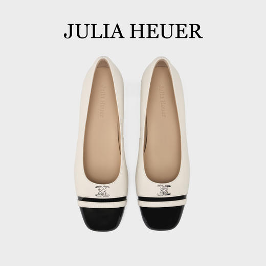 Julia Heuer 小香风拼色高跟鞋 商品图3