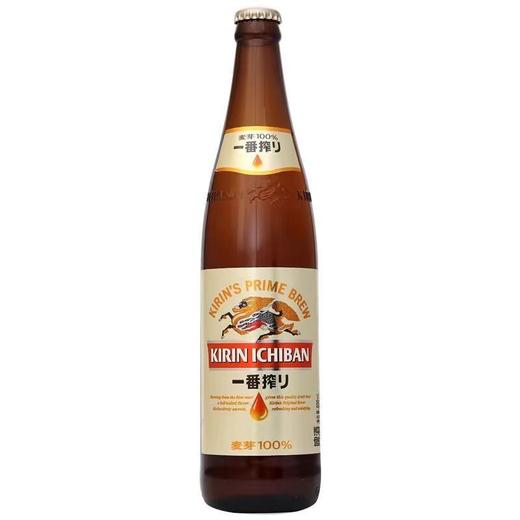 麒麟KIRIN 11.0°P麦芽100%一番榨啤酒 600ml/瓶 商品图0