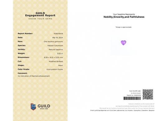 3.02ct 蓝宝石戒指 商品图8