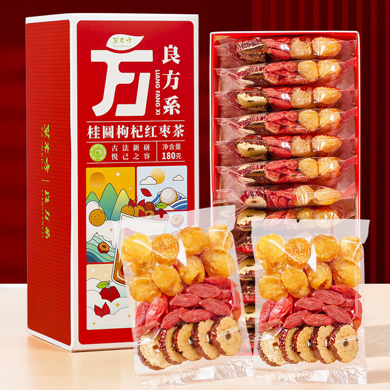 草木方 桂圆红枣枸杞茶180g 草木之间有良方