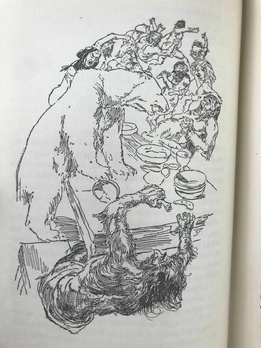 1957年 东边太阳西边月：挪威民间故事集 数十幅插图 精装32开 商品图14