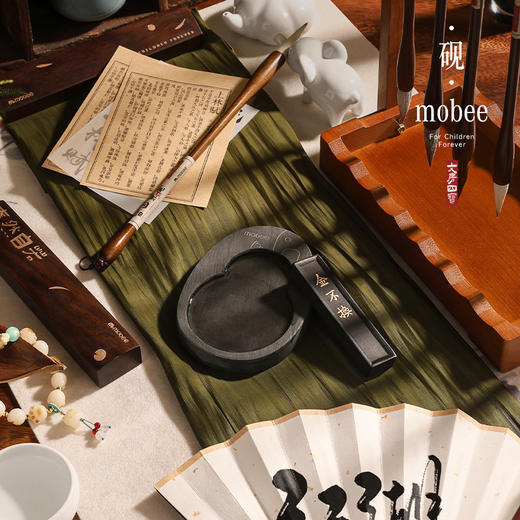 【文房四宝-笔墨纸砚】mobee文房四宝套装 初学者笔墨纸砚台 入门专用国画工具全套礼盒 商品图4