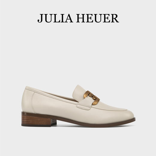 Julia Heuer 羊皮粗跟乐福鞋 商品图3