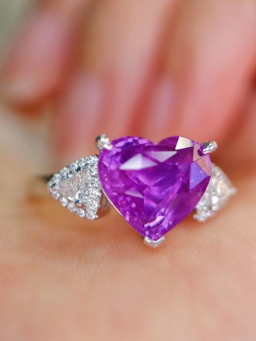 3.02ct 蓝宝石戒指 商品图5