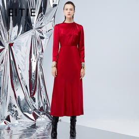 EITIE爱特爱秋季新款时尚修身高腰婚礼聚会礼服女7577207