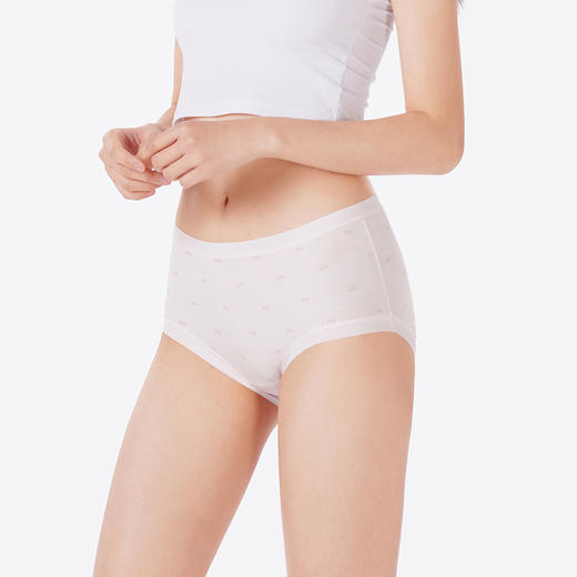 都市丽人内裤舒肤棉平角裤100支棉女士内裤LKT5R6 商品图2