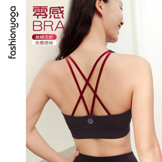 FL14167丝绒交叉美背BRA 商品图0