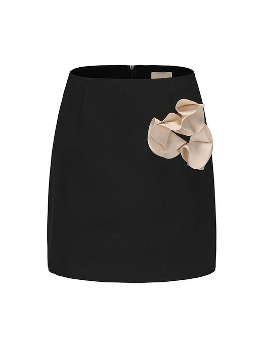 【月光兰】兰花造型裁片设计短裙 商品图4