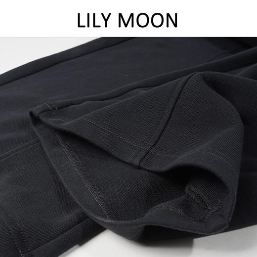 LILYMOON秋季修身香蕉裤松弛解构设计感垂感弯刀阔腿裤慵懒卫裤 商品图2