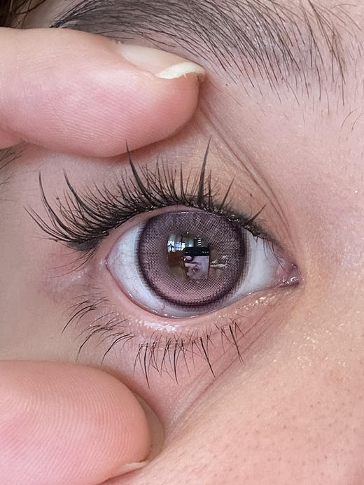 putata 风之樱奈 年抛 两片 14.5mm 参考着色 13.9mm 基弧 8.6 含水 38% 韩国进口 商品图2