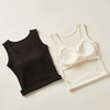 54051  inandon山羊绒桑蚕丝混纺软糯保暖内搭冬季背心带胸垫 商品缩略图6