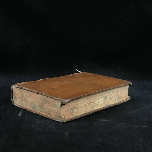 1757年 英国伍尔维奇皇家军事学院 约翰·穆勒《炮兵论著：火药与火器理论》 配多幅可展开原品版画插图 全真皮精装大32开 商品图1