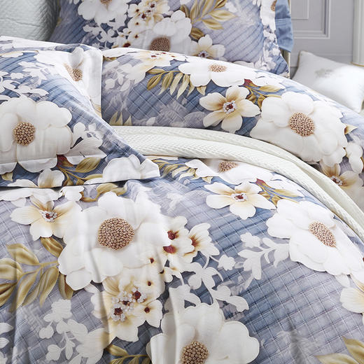 【6F】富安娜床单四件\听夏，绿 商品图2