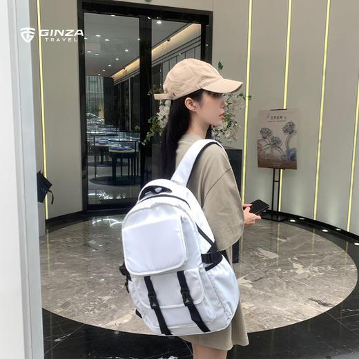 银座印花双肩休闲背包学生书包B20056系列 商品图13