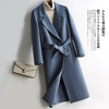 Avann长款系带100%羊毛大衣S04 商品缩略图2