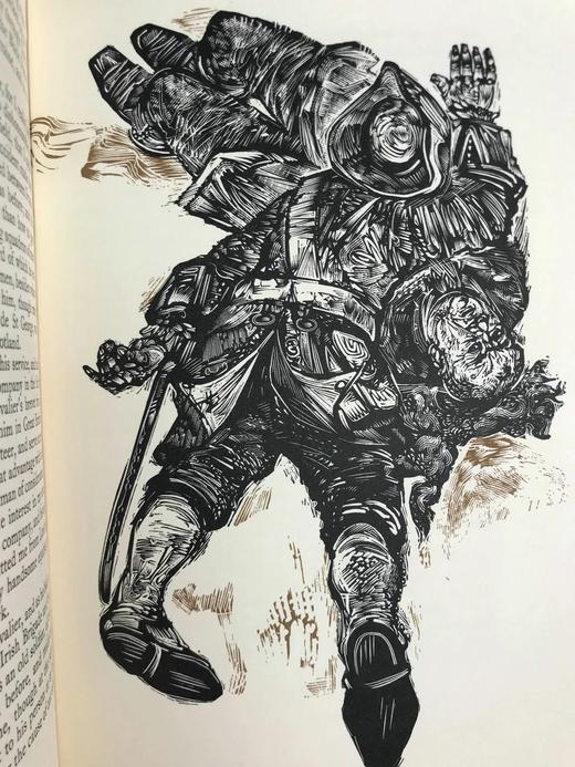 丹尼尔·笛福《杰克上校》 12幅木版画插图 精装32开带书匣 商品图11