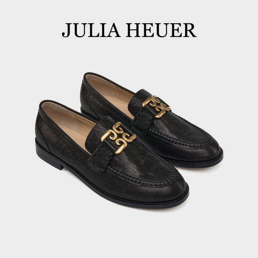 Julia Heuer 饰扣平跟乐福鞋 商品图4
