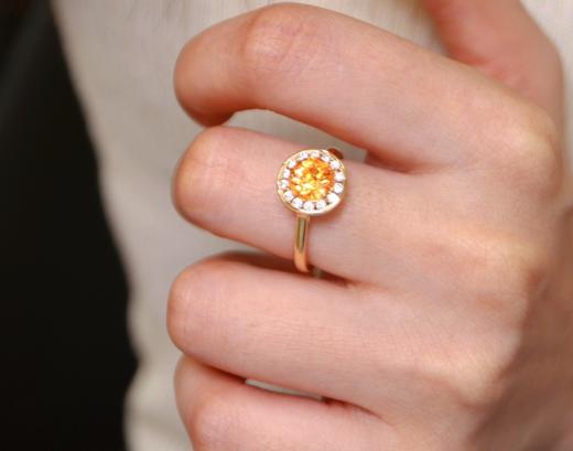 1.95ct 4.26g 芬达石戒指 商品图5