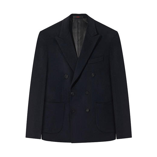 【毛料单西】柒牌男装西服男商务正装2024秋冬新款双排扣西装外套	127C70960 商品图4