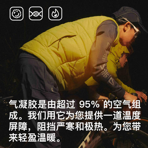 GRC桀骜无尽新款联名充棉立领马甲背心秋冬保暖棉衣运动户外男女 商品图3