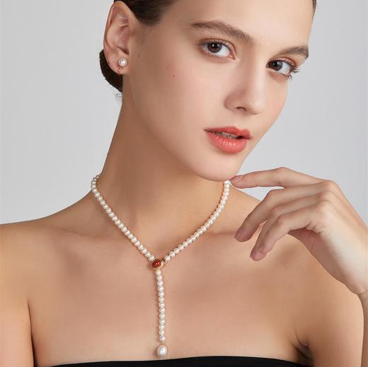 Pearl moments 南红小团圆 经典珍珠项链3号【该商品不支持用券】 商品图1