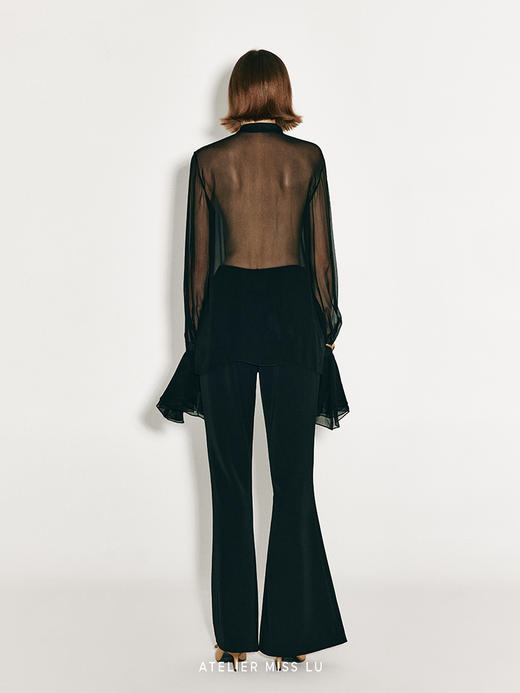 【月光骑士】复古摩登长腿喇叭裤 商品图2