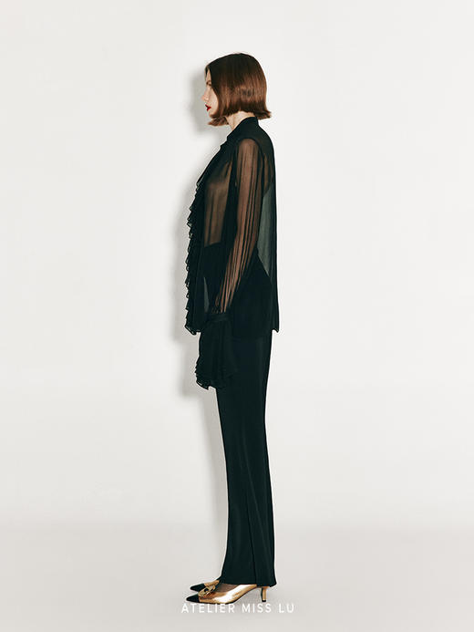 【月光骑士】复古摩登长腿喇叭裤 商品图1