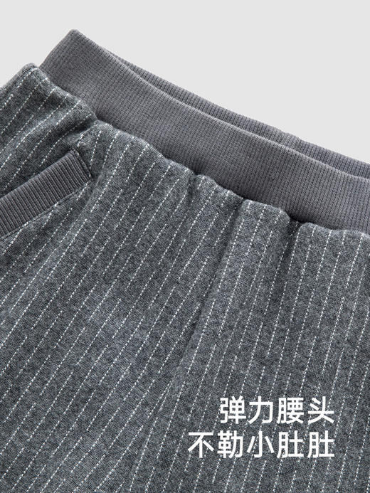 英氏儿童休闲裤男童春秋季长裤百搭条纹裤子2024新款YRKCJ3Q571A 商品图2