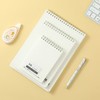 晨光文具笔记本 本味PP面上翻双铁圈横线记事本 80张 A5 A6 A7 便条纸随手记1本 商品缩略图6