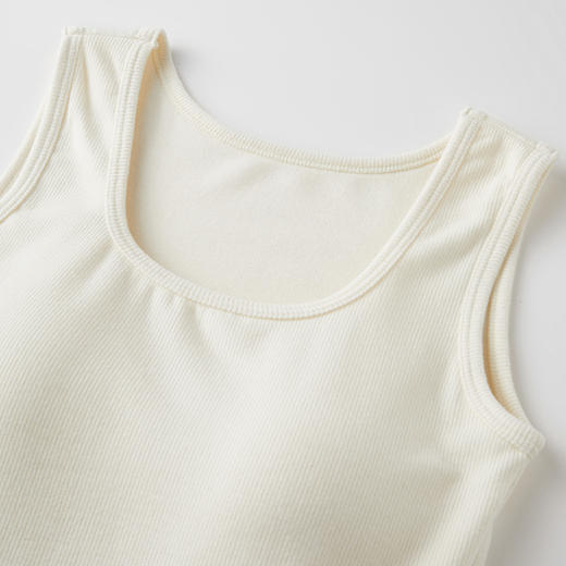 54051  inandon山羊绒桑蚕丝混纺软糯保暖内搭冬季背心带胸垫 商品图5