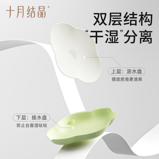 双层沥水肥皂盒家用浴室卫生间学生宿舍肥皂置物架香皂盒 商品图1