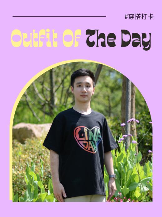 【团购】定制款”LINE DANCE“渐变印花T恤（10件起团购） 商品图0