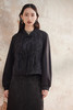 漆黑色国风上衣外套HJ3A51 商品缩略图0