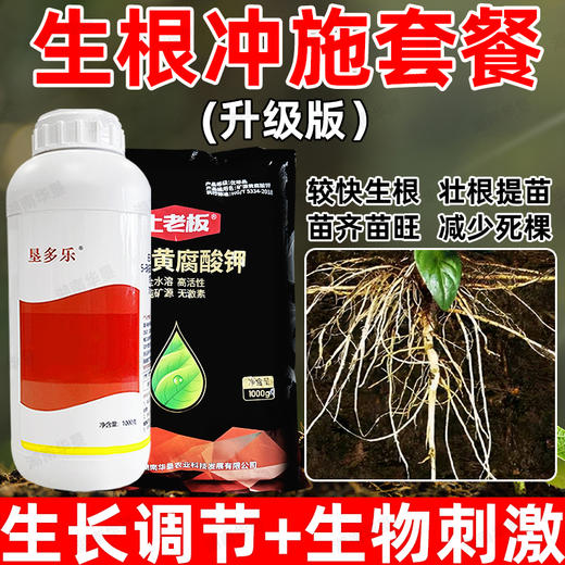 华垦复硝酚钠生根冲施方案组合强力生根蔬菜番茄生根促根调节生长 商品图2