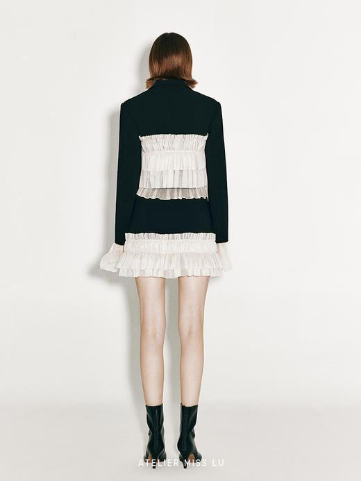 【云朵吉赛尔】多层柔纱拼接造型小A字短裙 商品图2