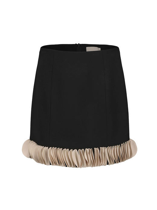 【玫瑰少女】层叠圆片拼接小A字短裙 商品图4