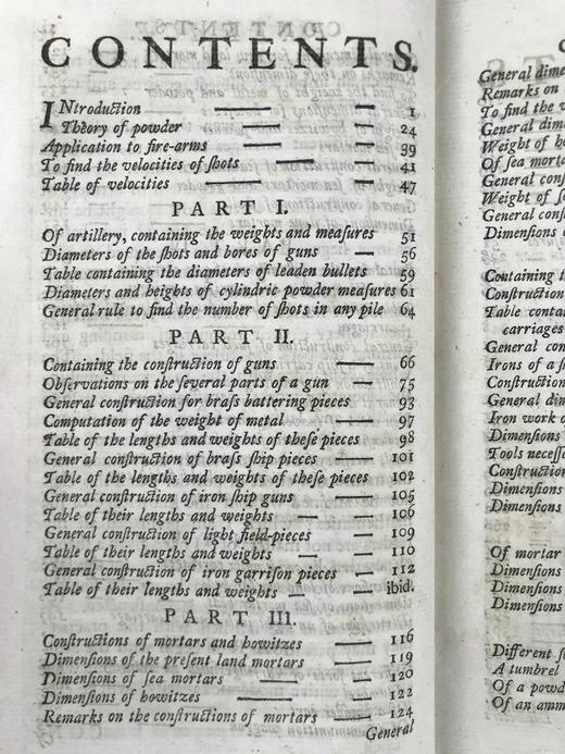 1757年 英国伍尔维奇皇家军事学院 约翰·穆勒《炮兵论著：火药与火器理论》 配多幅可展开原品版画插图 全真皮精装大32开 商品图5