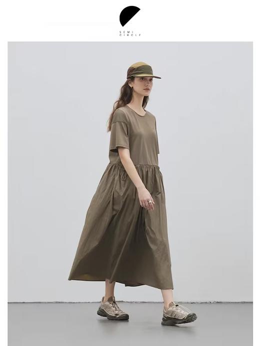 半圆/D24203218/H型休闲运动感连衣裙 商品图0