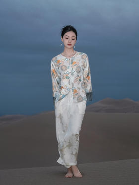 盛唐婧 |涅槃重生新中式国风宋锦对襟外套