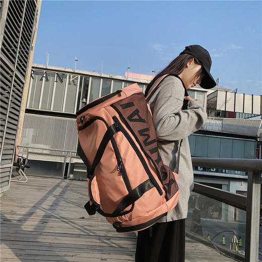 FXQ【旅行包男士大容量】短途出差通勤包 手提行李袋 干湿分离运动健身包女 商品图6