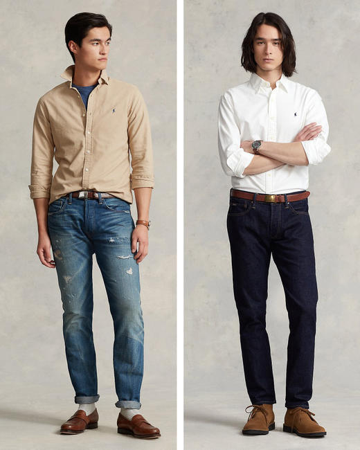 单品包邮现货 THS 8.24-无 RL家 男士在售款 牛津布马球刺绣衬衫 2色 AG1291 商品图0