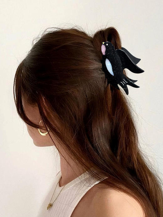 古古楽gugu成人亲子百搭醋酸抓夹发簪 | 采用天然醋酸材质、灵感源自经典元素、寓意美好、可搭配多种造型、展现独特东方美学 商品图3