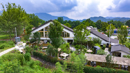 【彭州-376号院】12房温泉私汤院子，可单房预定，入住送下午茶，庭院私汤、近白鹿音乐小镇pw 商品图0