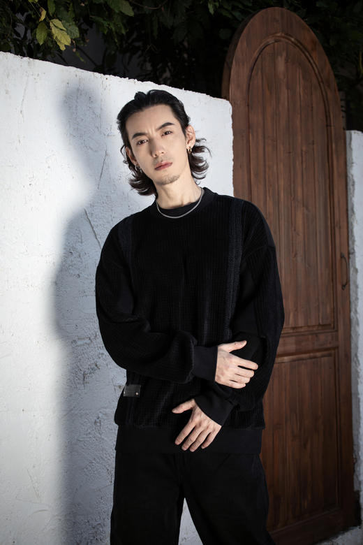 W432164261肌理圆领卫衣 商品图2