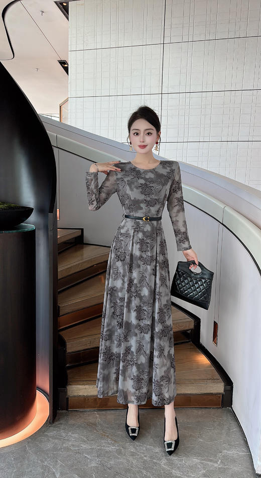 烟墨~连衣裙HJ3S58 商品图4