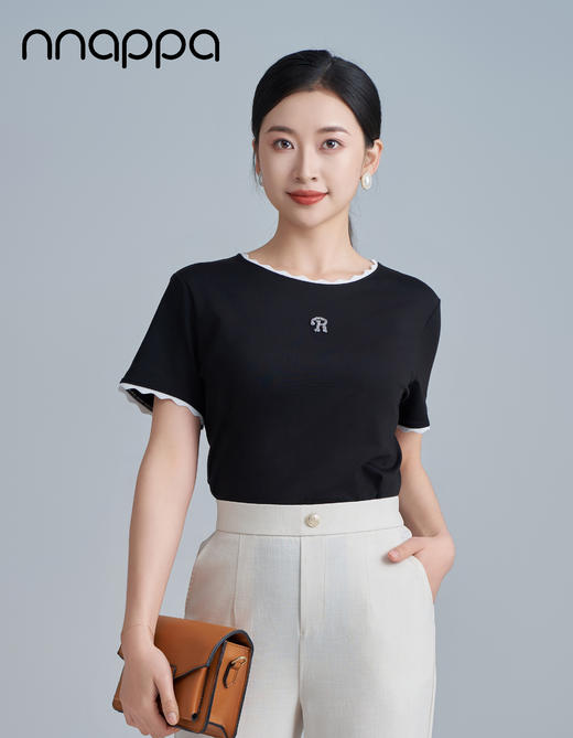 波边时尚百搭T恤PA37461 商品图0