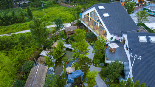 【彭州-376号院】12房温泉私汤院子，可单房预定，入住送下午茶，庭院私汤、近白鹿音乐小镇pw 商品图3