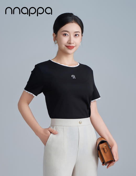 波边时尚百搭T恤PA37461 商品图2