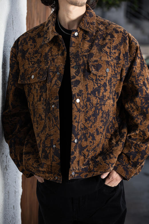 W439372034美拉德复古提花夹克 商品图1