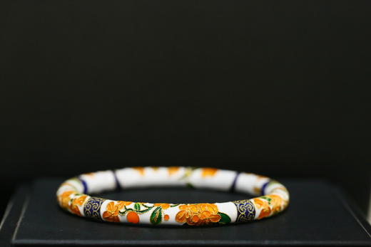 珐琅彩·八月桂花手镯 商品图5
